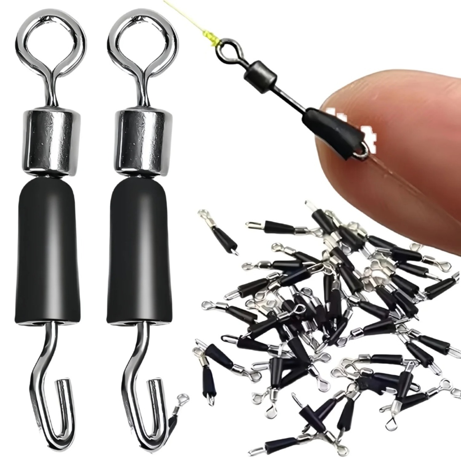 Fishing Hook Jig - 50 pièces Émerillons de pêche à