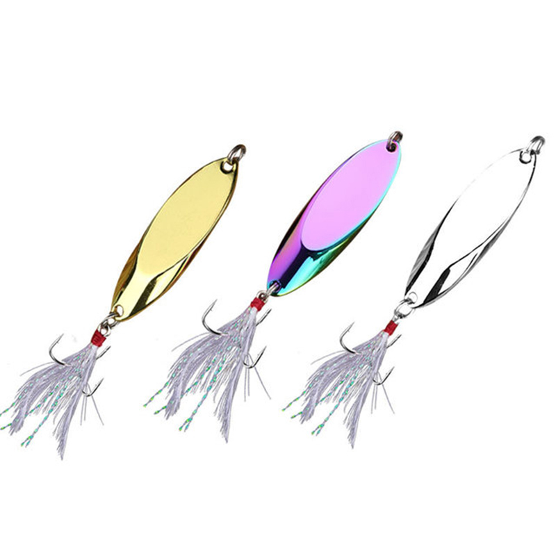 Fishing Hook Treble - 1pc 2.5g-35g cuillère en métal leurre