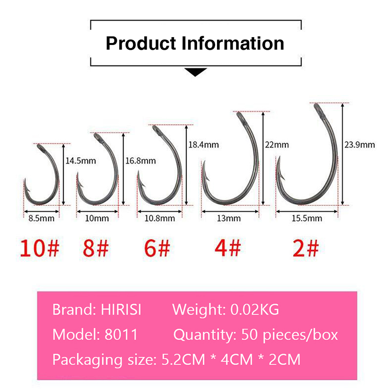 Fishing Hook Box - Nouvelles hameçons Hirisi en boîte de