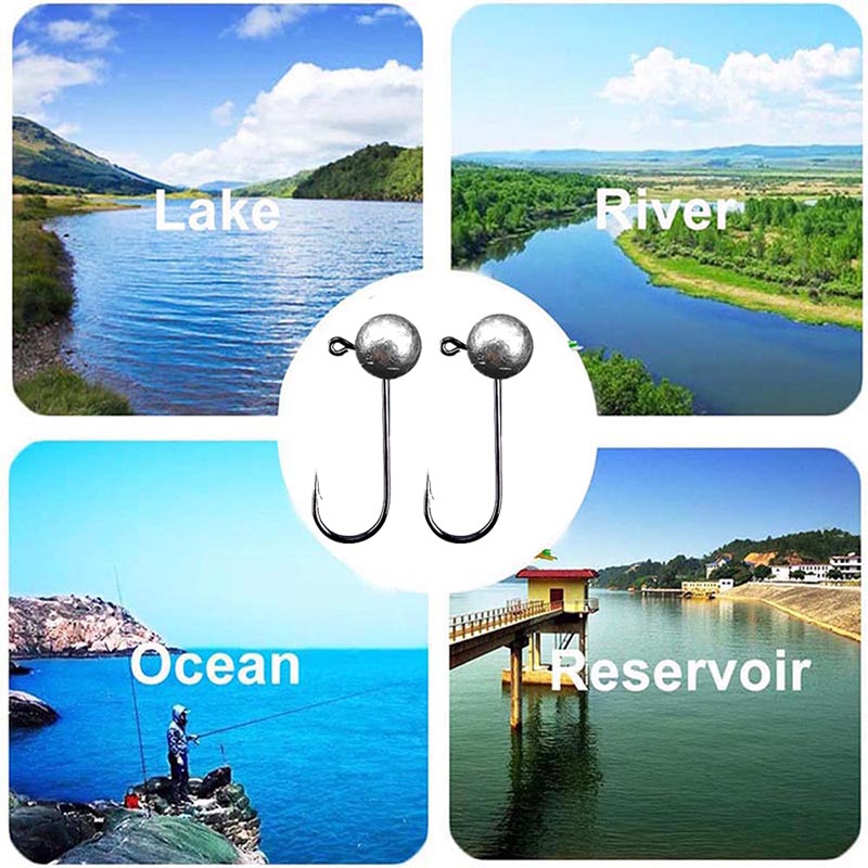 Hameçon de pêche à tête plombé - Fishing Hook Offset avis et prix