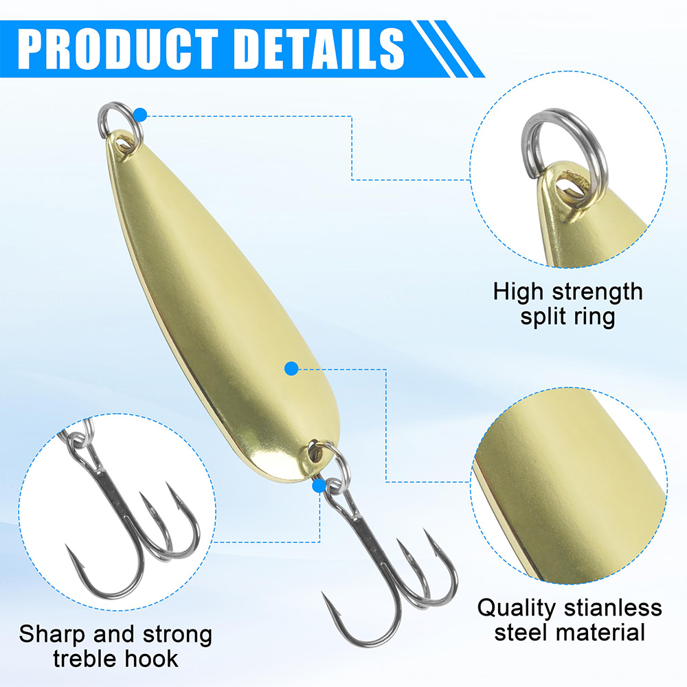 5 pièces cuillères de pêche le - Fishing Hook Treble avis et prix