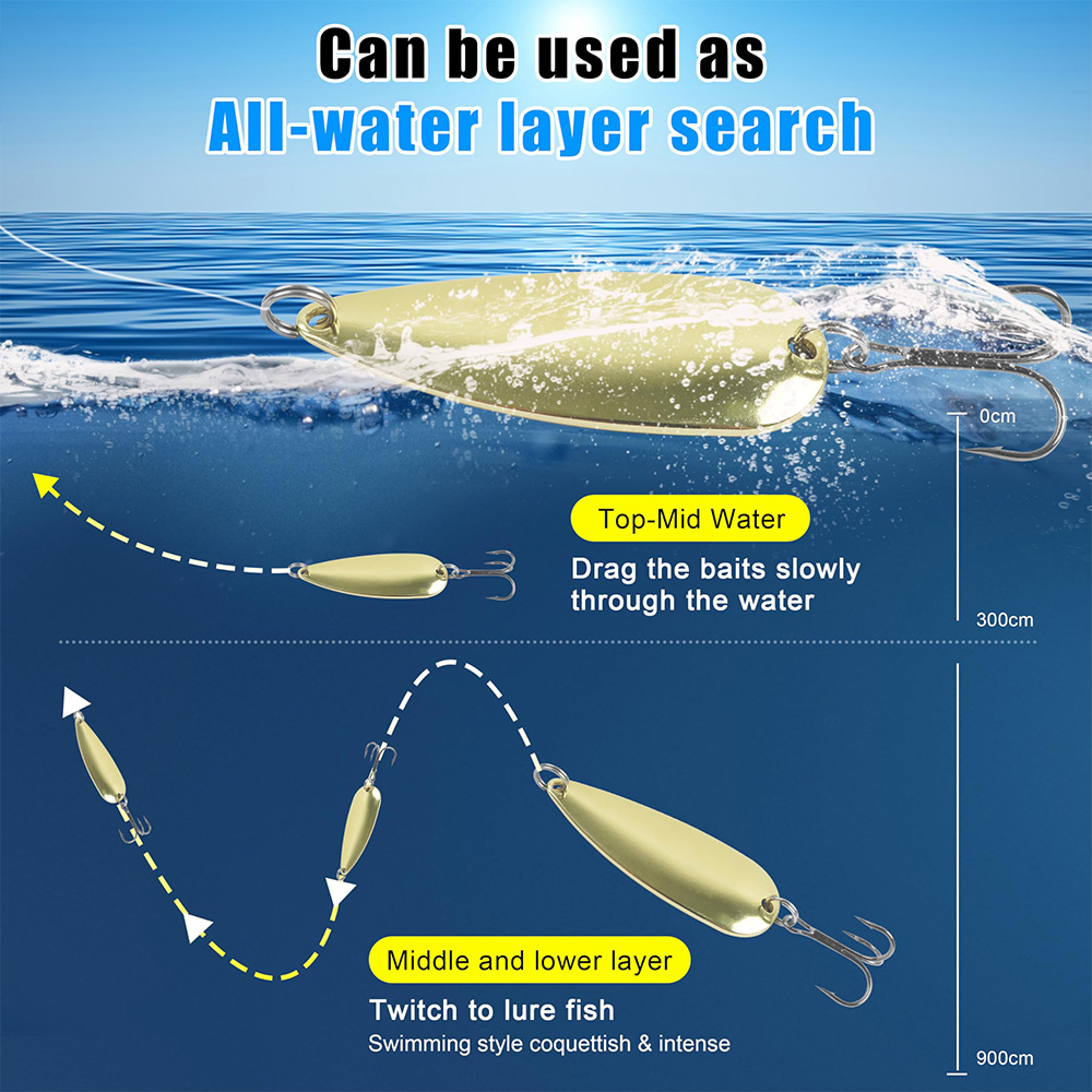 5 pièces cuillères de pêche le - Fishing Hook Treble avis et prix