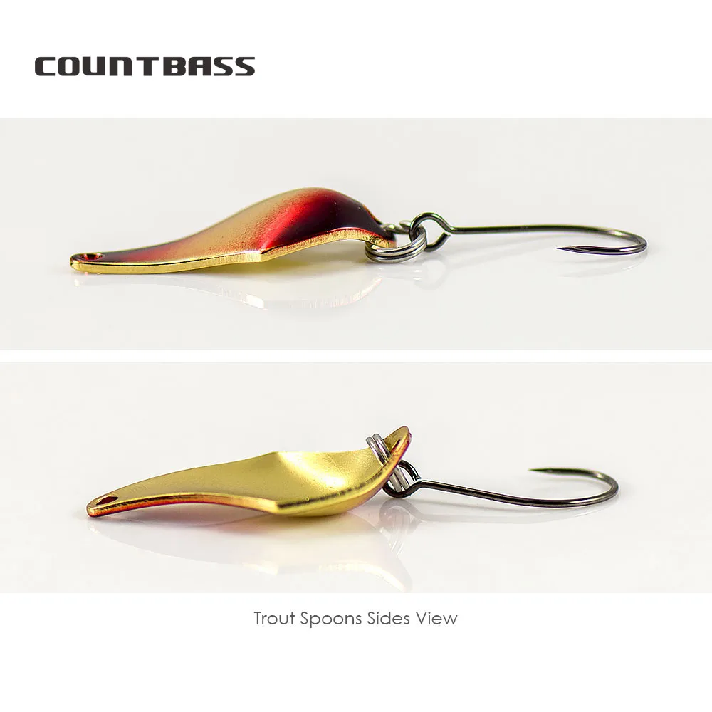 COUNTBASS 5/64oz 2g cuillère d - Fishing Hook Barbless avis et prix