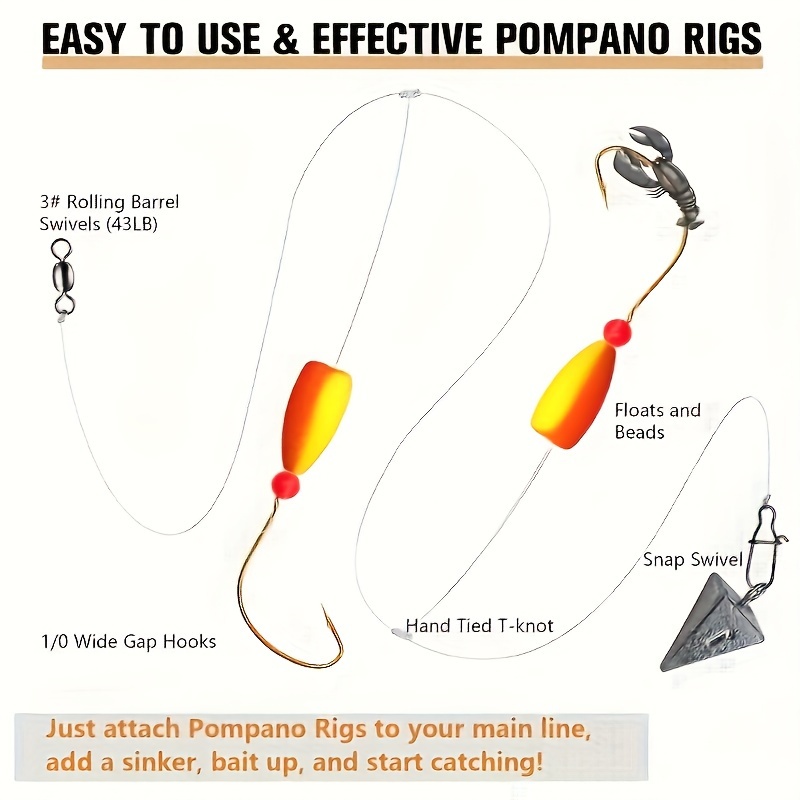 Pompano-Plates-formes de pêche - Fishing Hook Circle avis et prix