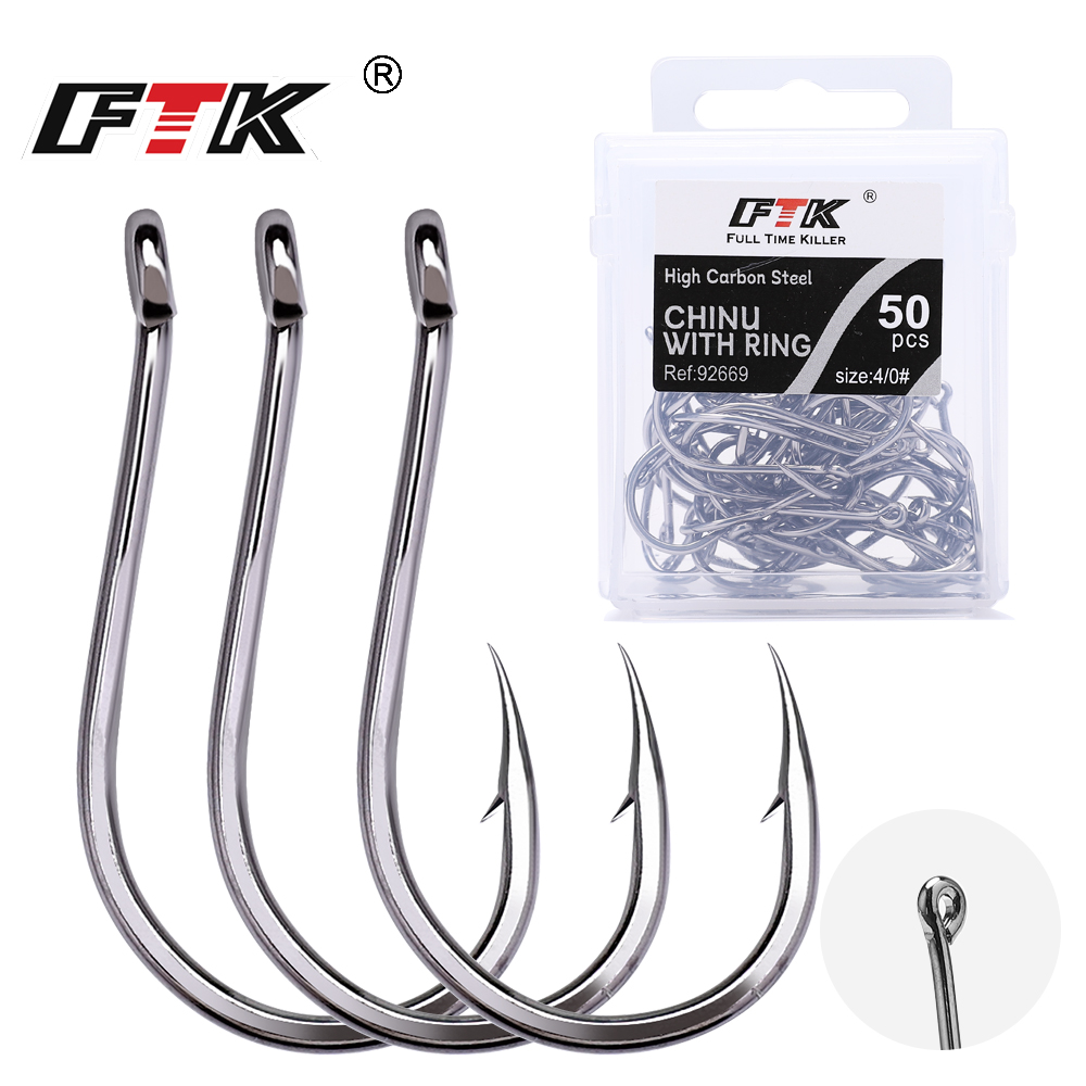 Hameçon FTK CHINU avec anneau  - Fishing Hook Offset avis et prix