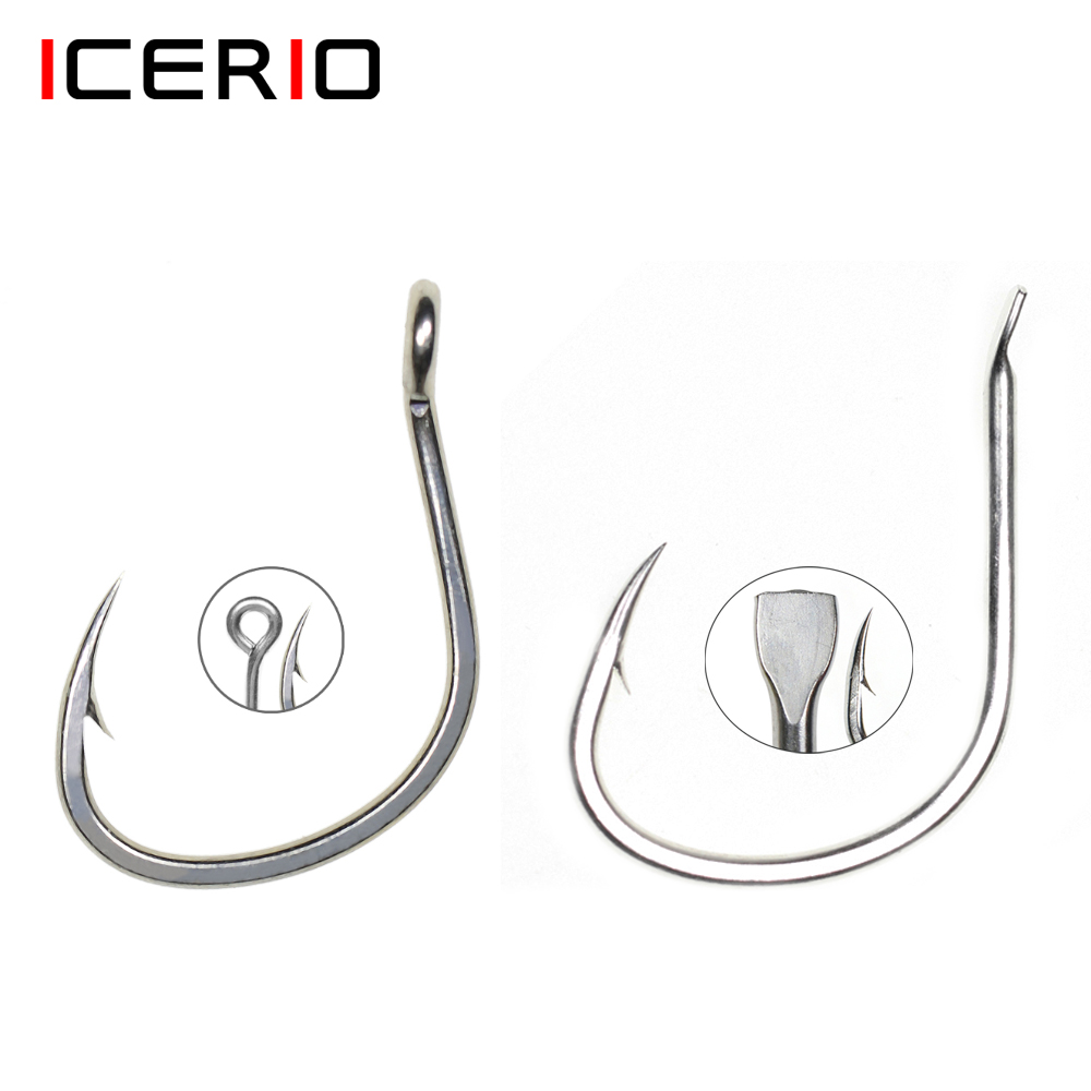 ICERIO 10 pièces revêtement en - Fishing Hook Barbless avis et prix