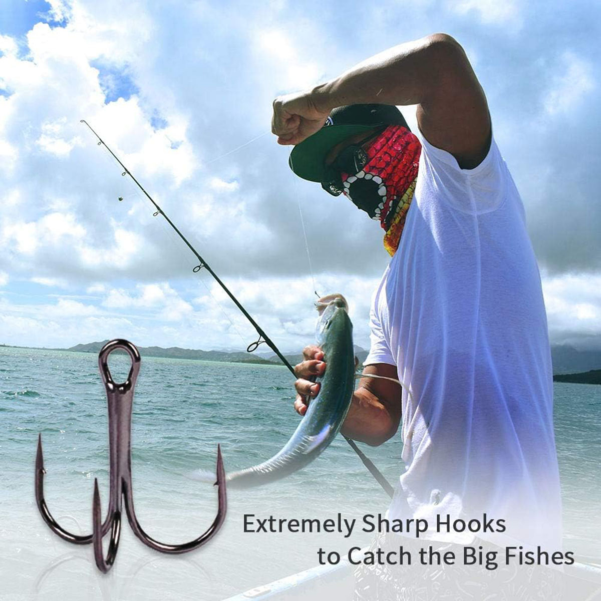 Kit d'hameçons triples de pêch - Fishing Hook Circle avis et prix