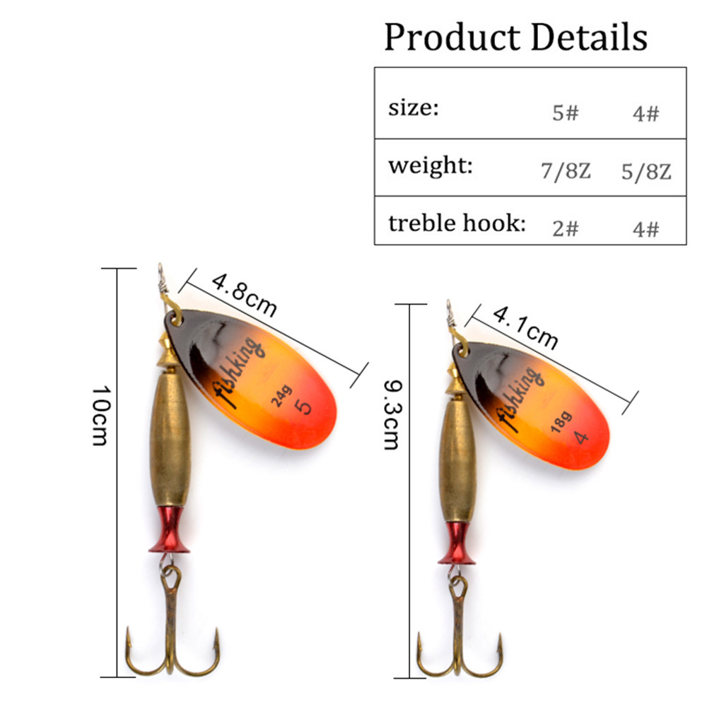 NGB longue coulée Spinner appâ - Fishing Hook Treble avis et prix