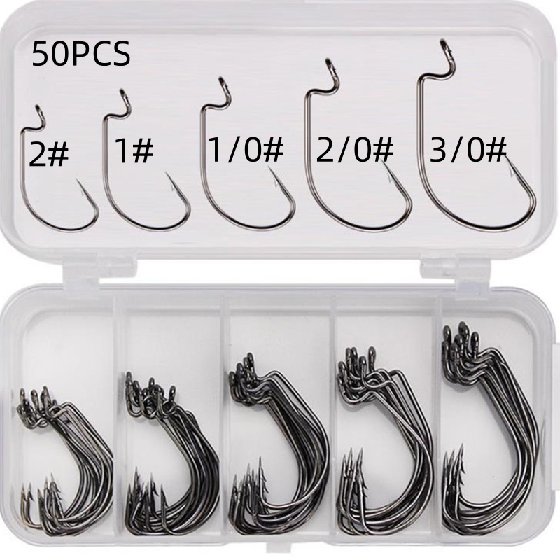 50 pièces/boîte Hameçons de pê - Fishing Hook Box avis et prix