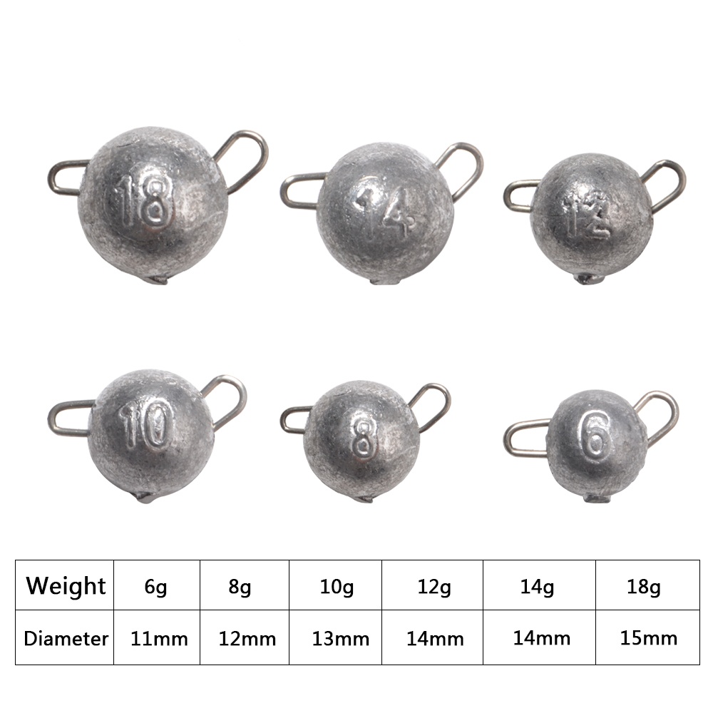 FTK 5 pièces tête de gabarit d - Fishing Hook Jig avis et prix