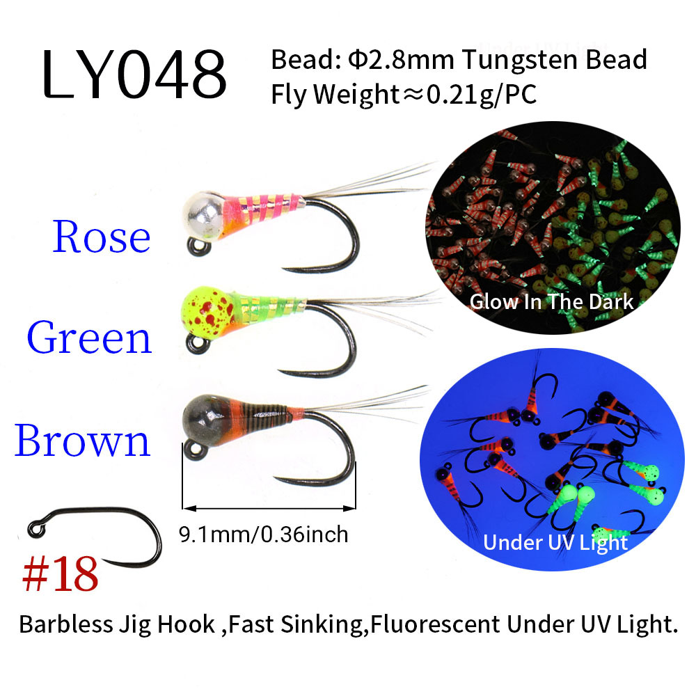 6 leurres de pêche à la mouche - Fishing Hook Barbless avis et prix